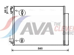 DAA5011D AVA Radiador de aire acondicionado
